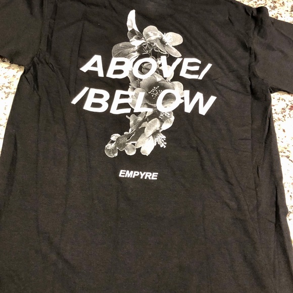 Empyre Above/Below Black Floral T - Picture 2 of 4